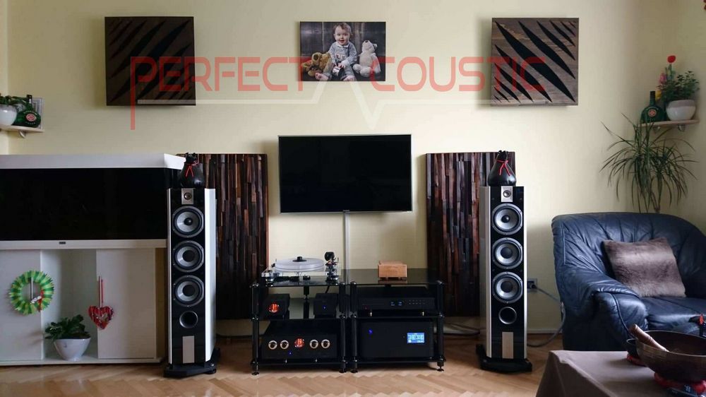 use of acoustic diffusers behind the speakers (3)-room acoustics treatment