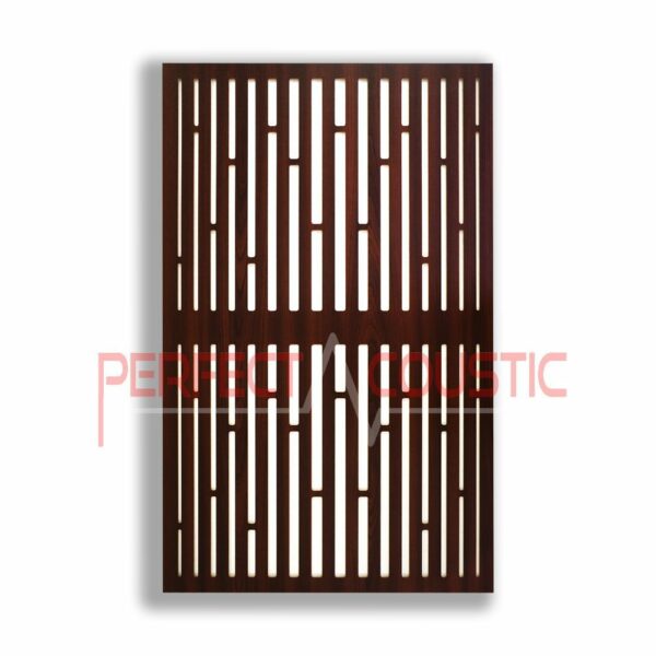 Acoustic panel with diffuser patterns (4)