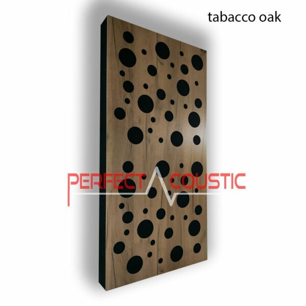Acoustic panel with diffuser patterns