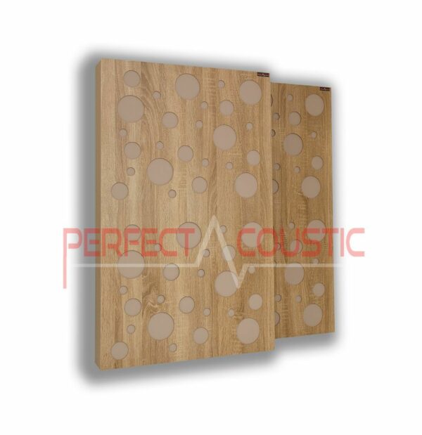 Acoustic panel with diffuser type- color (2)
