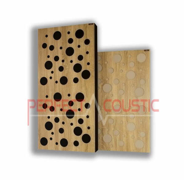Acoustic panel with diffuser type- color (4)