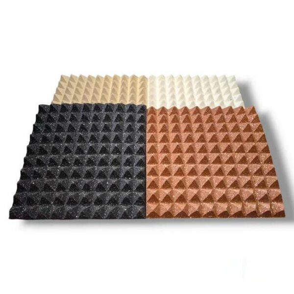 ekstra gęsta gąbka akustyczna w kształcie piramidy 140 kgm3 w różnych kolorach