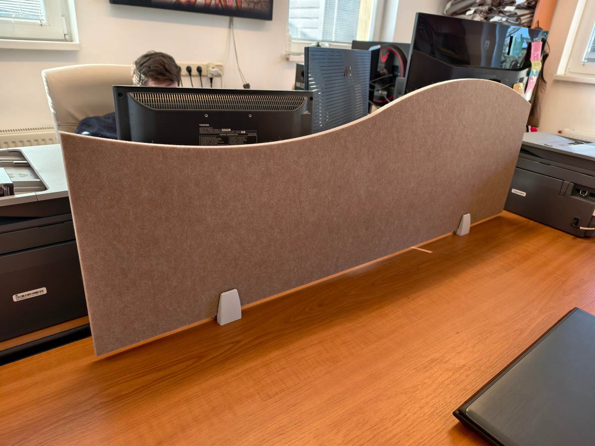 Panel Bilnora 120x40x1,2 cm – Przegroda akustyczna na biurko - Próbka nr 2 - obrazek 3