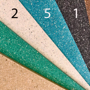 Wyjątkowo gęsta, kolorowa, samoprzylepna gąbka dźwiękochłonna Elitexa Skala kolorów (2)