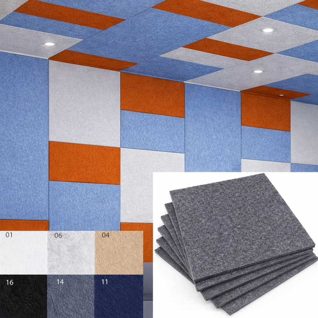 wygłuszenie sufitu 120x120x1,2cm